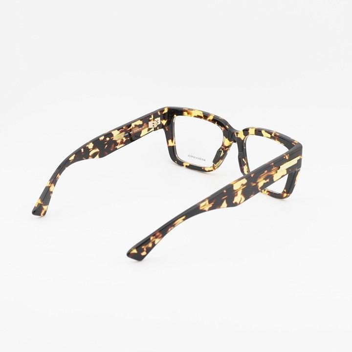 Bottega Veneta Bottega Veneta BV1153O 006 Eyeglasses Havana 51mm Square Size ONE SIZE - 4 Thumbnail