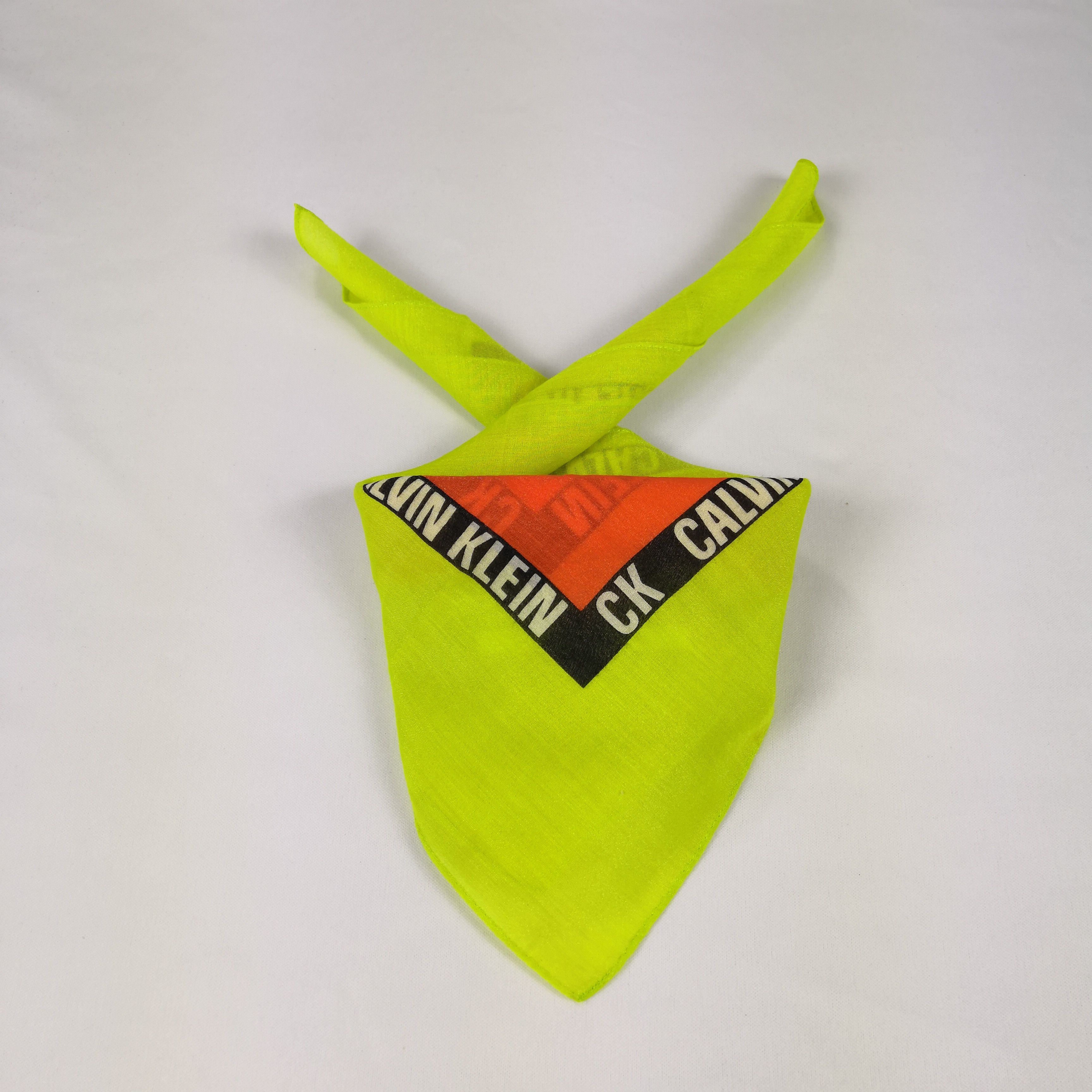 Calvin Klein Vintage Calvin Klein Handkerchief Neckerchief Bandana Size ONE SIZE - 1 Thumbnail