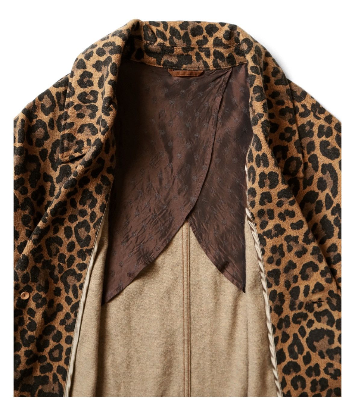 Kapital KAPITAL Twill Aged Wool Leopard Print Cavalier Coat Size US M / EU 48-50 / 2 - 9 Thumbnail