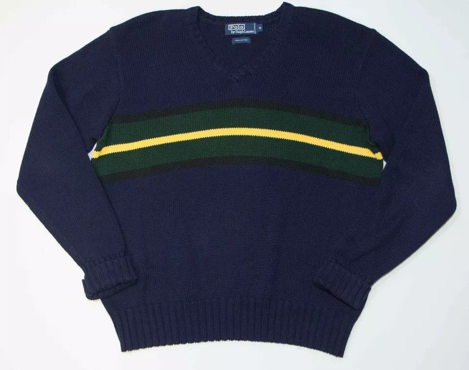 Ralph Lauren RALPH LAUREN JUMPER COTTON SIZE L (LABEL M) VGC - Size US L / EU 52-54 / 3 - 6 Thumbnail