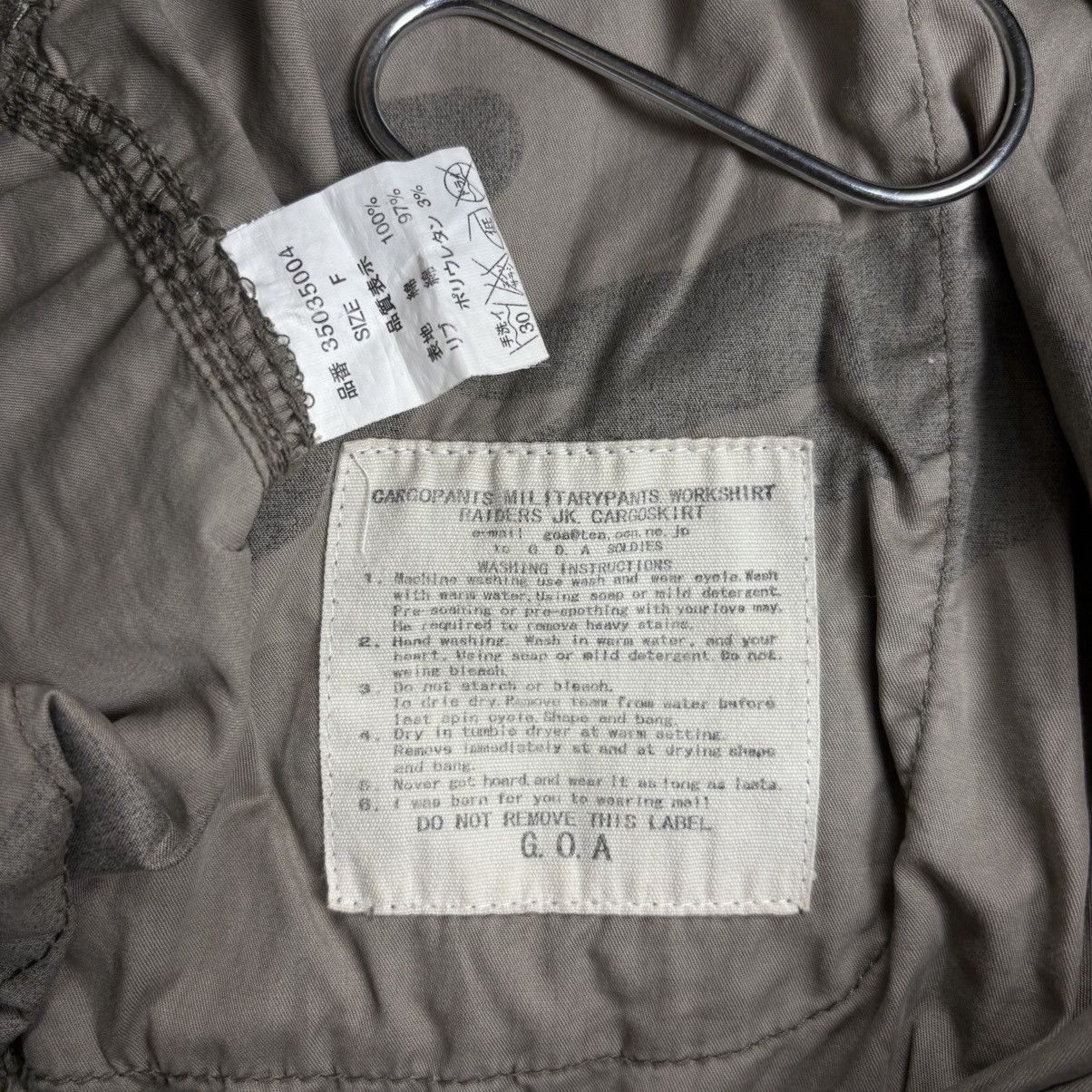 GOA Goa camouflage multi pocket flared cargo pants vkei style Size US 32 / EU 48 - 10 Thumbnail