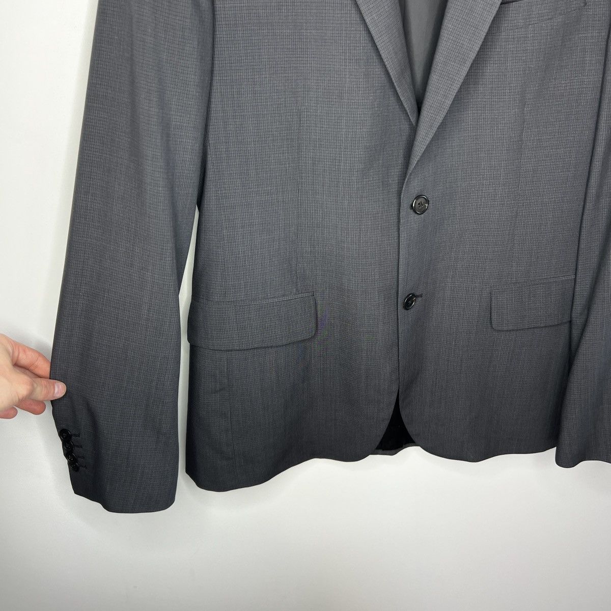 Prada Prada Black Wool Silk 2 Buttons Classic Blazer Light Jacket Size US M / EU 48-50 / 2 - 6 Thumbnail