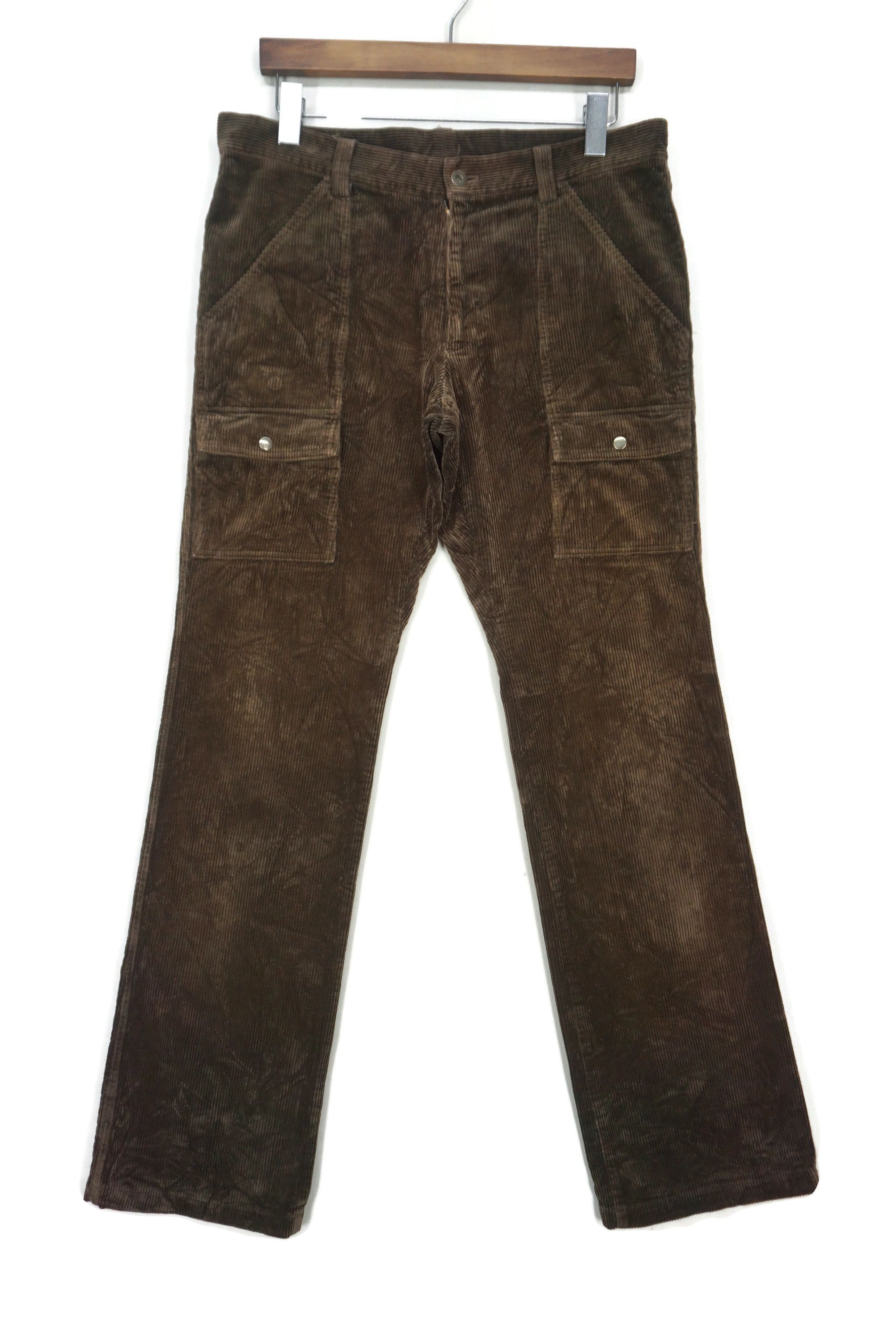 Japanese Brand Transcontinents Pants Size W33xL32 Bootcut Corduroy Baker Size US 33 - 1 Thumbnail