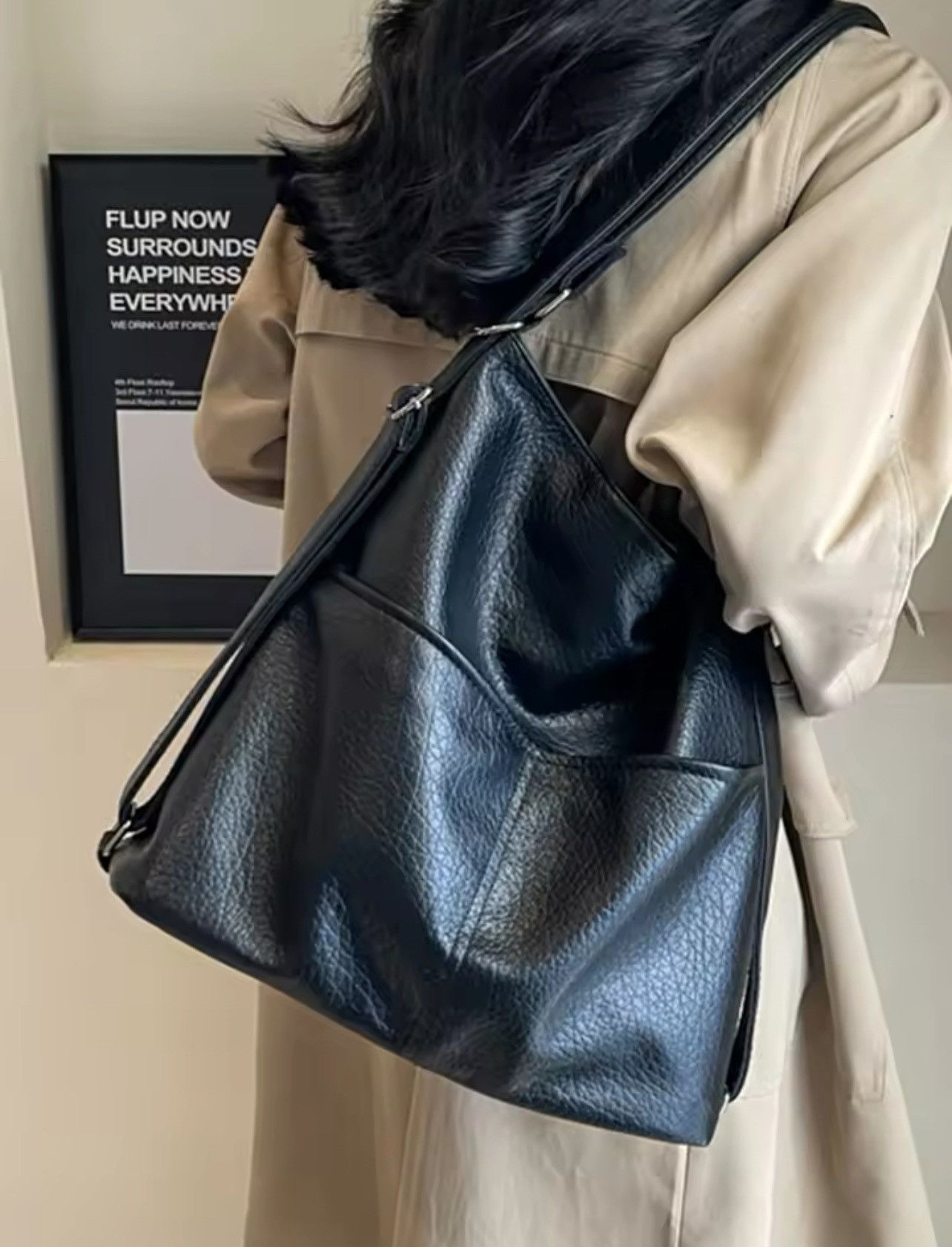 Other Versatile Leather Backpack Size ONE SIZE - 1 Thumbnail
