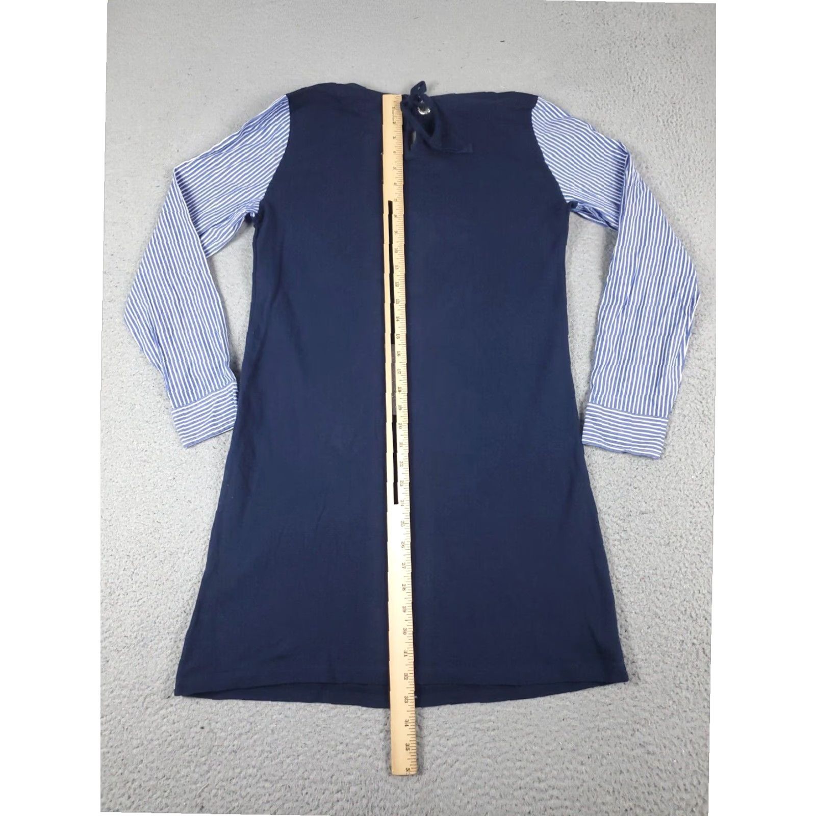Nautica Womens Blue Button Down Nautica Shirt Dress Medium Casual Size M / US 6-8 / IT 42-44 - 6 Thumbnail