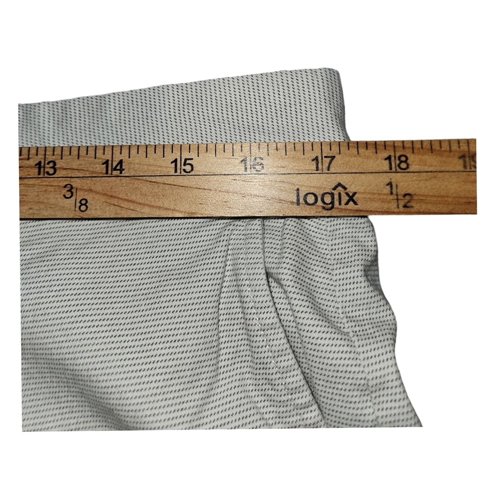 Old Navy Old Navy Chino Shorts Men's 34 White Striped Flat Front Mid Rise 9in Inseam Slim Built In Flex Casual Preppy American Outdoor Size US 34 / EU 50 - 4 Thumbnail