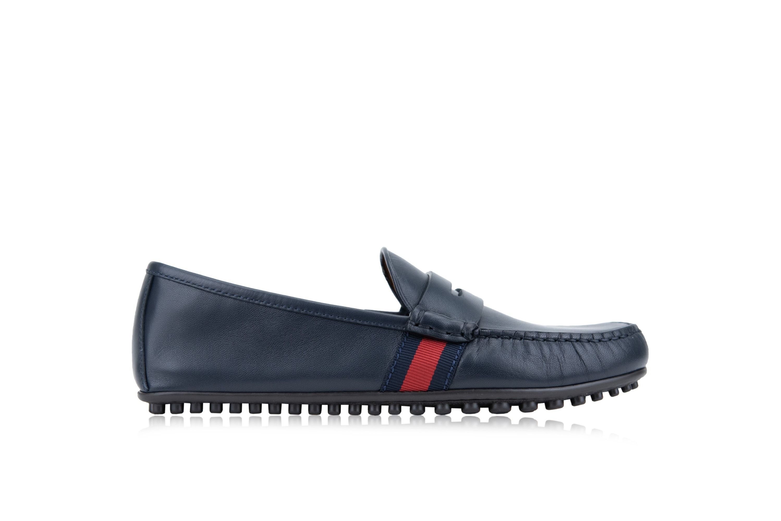 o1mt1gz0325 Hainan Driver Loafers in Blue