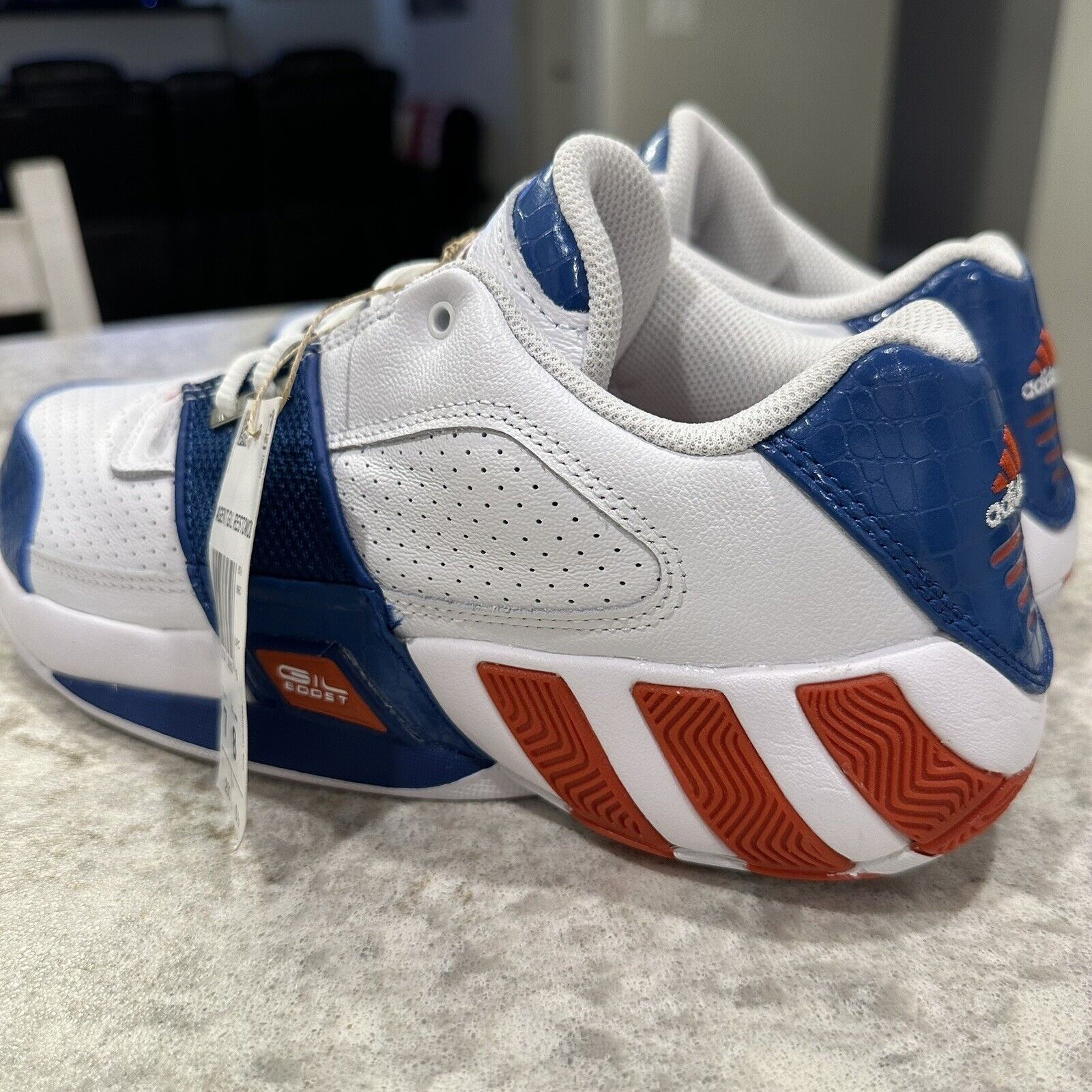 Adidas Size 7 - adidas Gil Zero Restomod White Blue Orange Gilbert Size US 7 / EU 40 - 2 Thumbnail