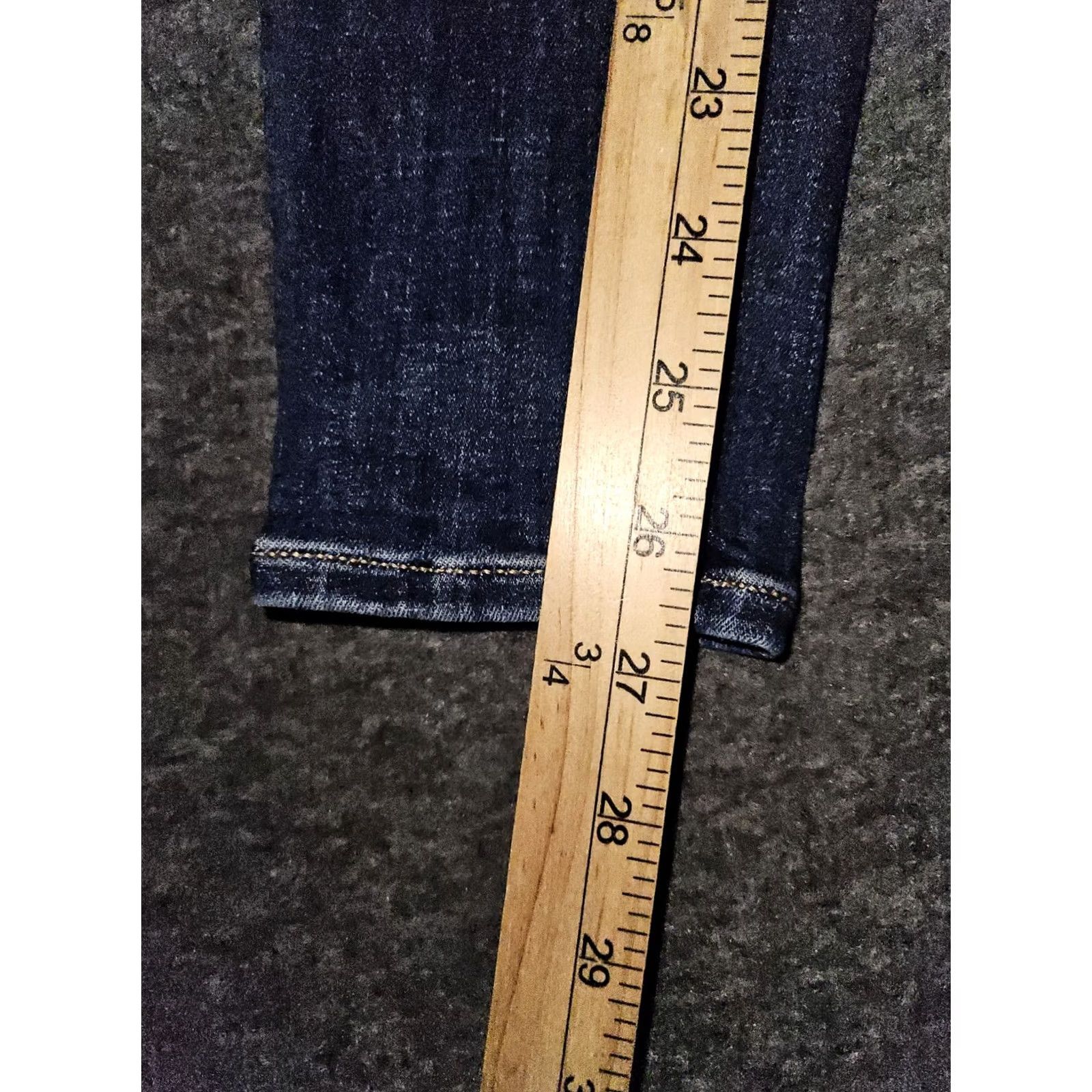 American Eagle Outfitters VINTAGE American Eagle Hight Rise Jeggins Women's 4 Blue Next Level Stretch Preppy City Size 27" / US 4 / IT 40 - 7 Thumbnail