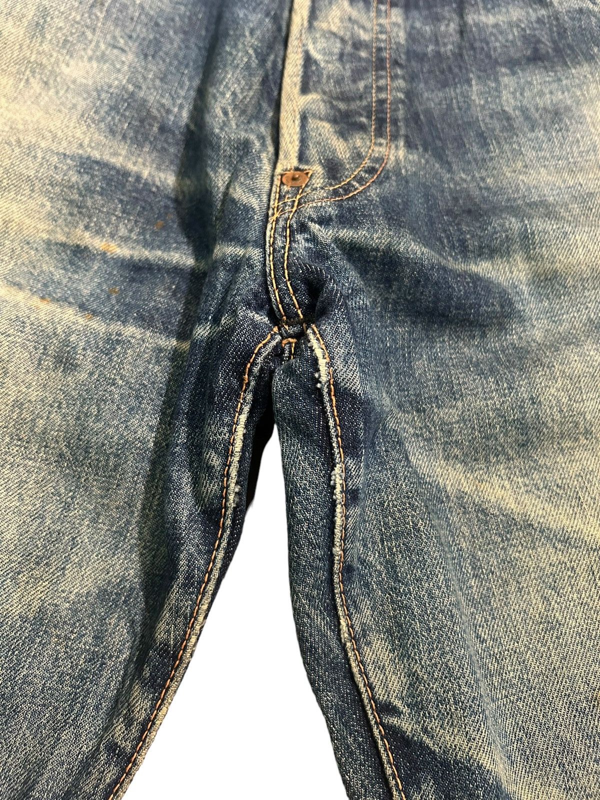 Evisu × Japanese Brand Vtg Evisu Selvedge disteressed denim☠️🎌 Size US 30 / EU 46 - 9 Thumbnail