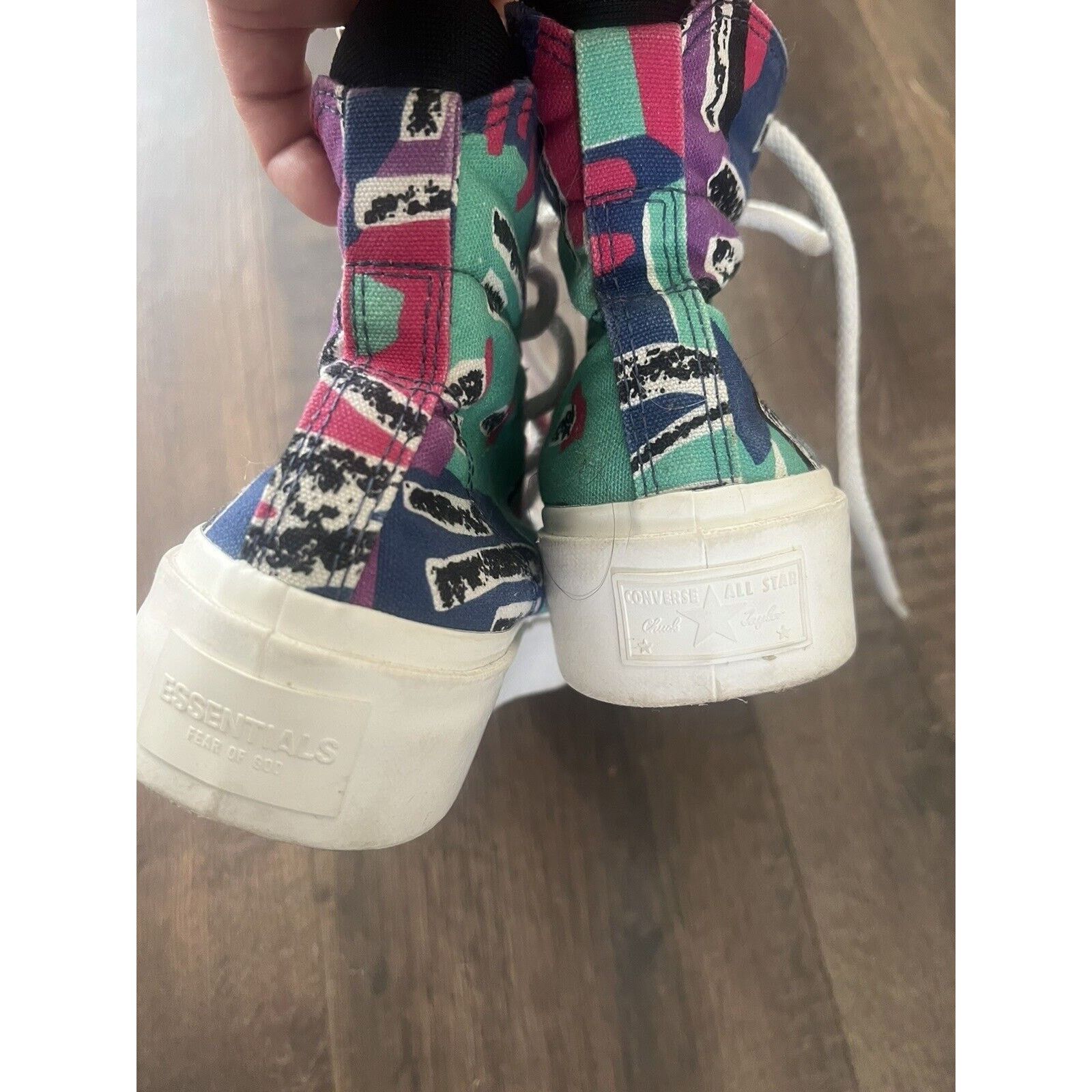 Converse Converse Fear of God ESSENTIALS x Skid Grip Limoges Green Size US 5 / EU 37 - 5 Thumbnail