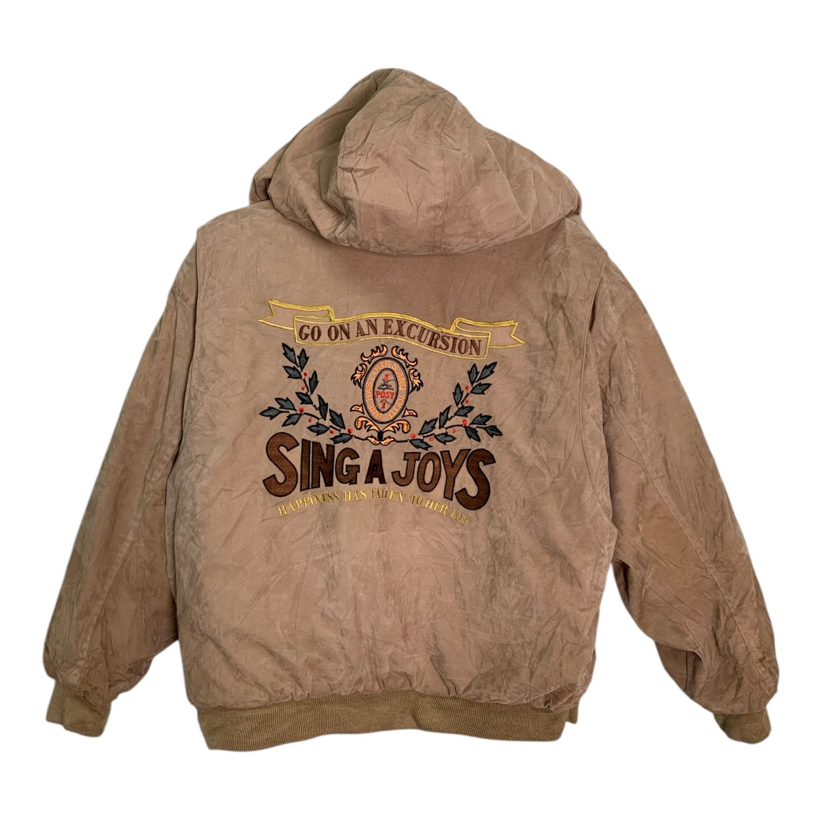 Japanese Brand Rare Design Vintage Sing A Joy Bombers Jackets Size US L / EU 52-54 / 3 - 1 Thumbnail