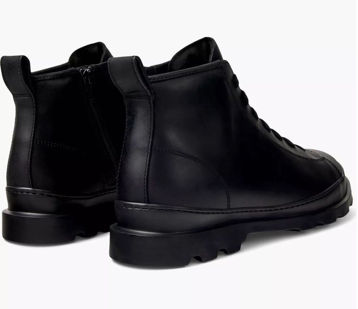Camper Brutus Men’s Boots Black Leather New Size 41 EU 8US