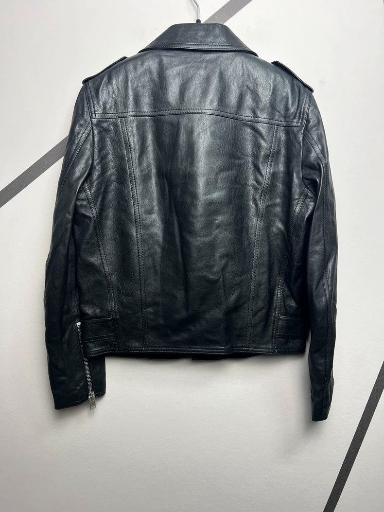 Saint Laurent Paris Saint Laurent Paris Dry lazy fur motorcycle leather jacket- Size US S / EU 44-46 / 1 - 2 Thumbnail