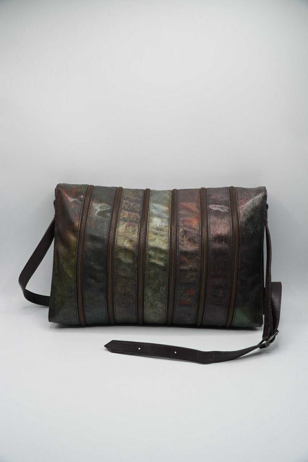 Jean Paul Gaultier Jean Paul Gaultier - FW95 “Cyber” Holographic Multi Zip Bag Size ONE SIZE - 2 Thumbnail