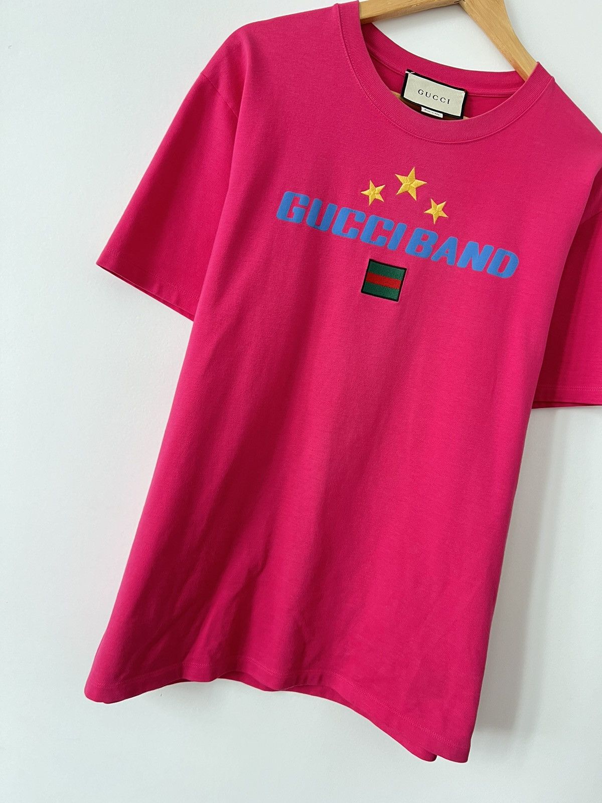 Gucci Band pink tee Size US M / EU 48-50 / 2 - 2 Thumbnail