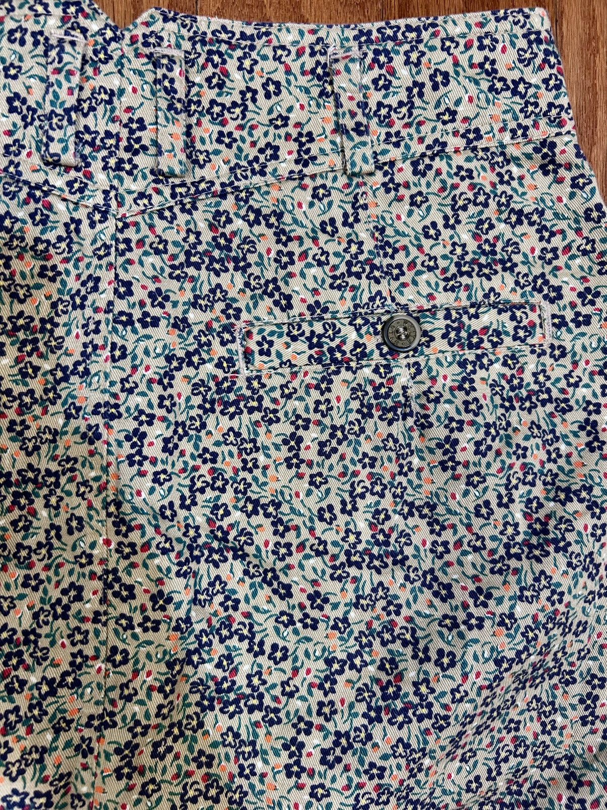 Other Vintage White Stag Floral Print A-Line Mini Skirt Size 30" / US 8 / IT 44 - 5 Thumbnail