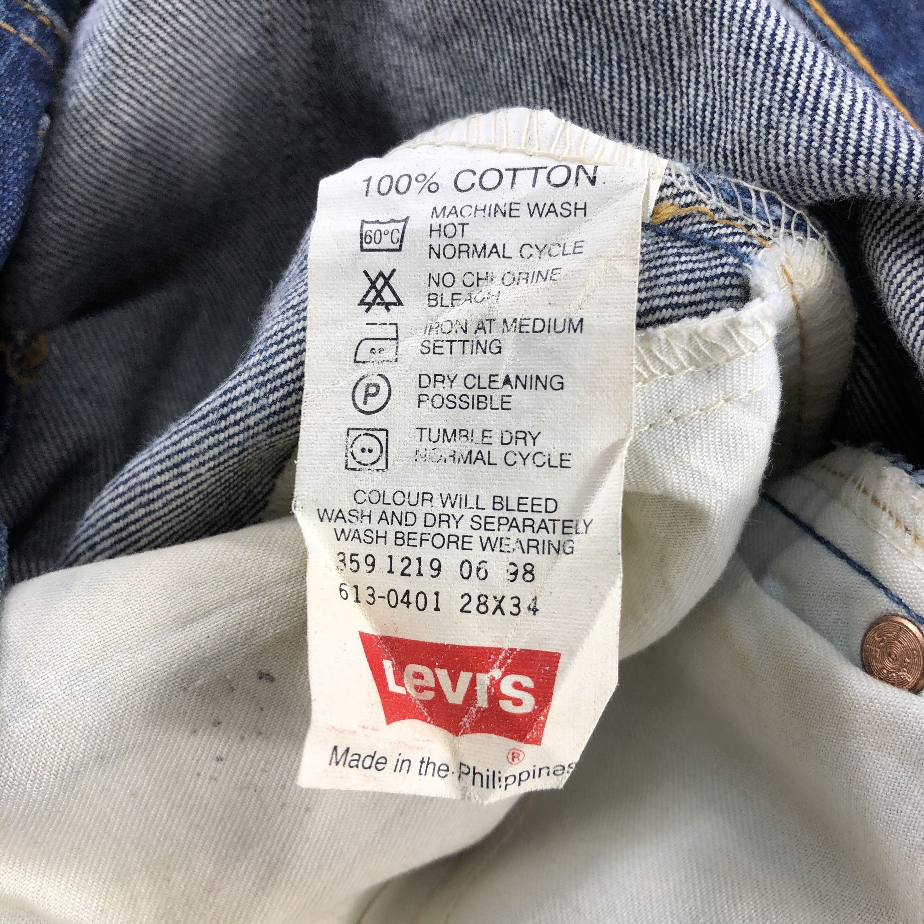 Levi's × Vintage Vintage 90s High Waist Levis 613 Jeans-JM2672 Size 26" / US 2 / IT 38 - 11 Thumbnail