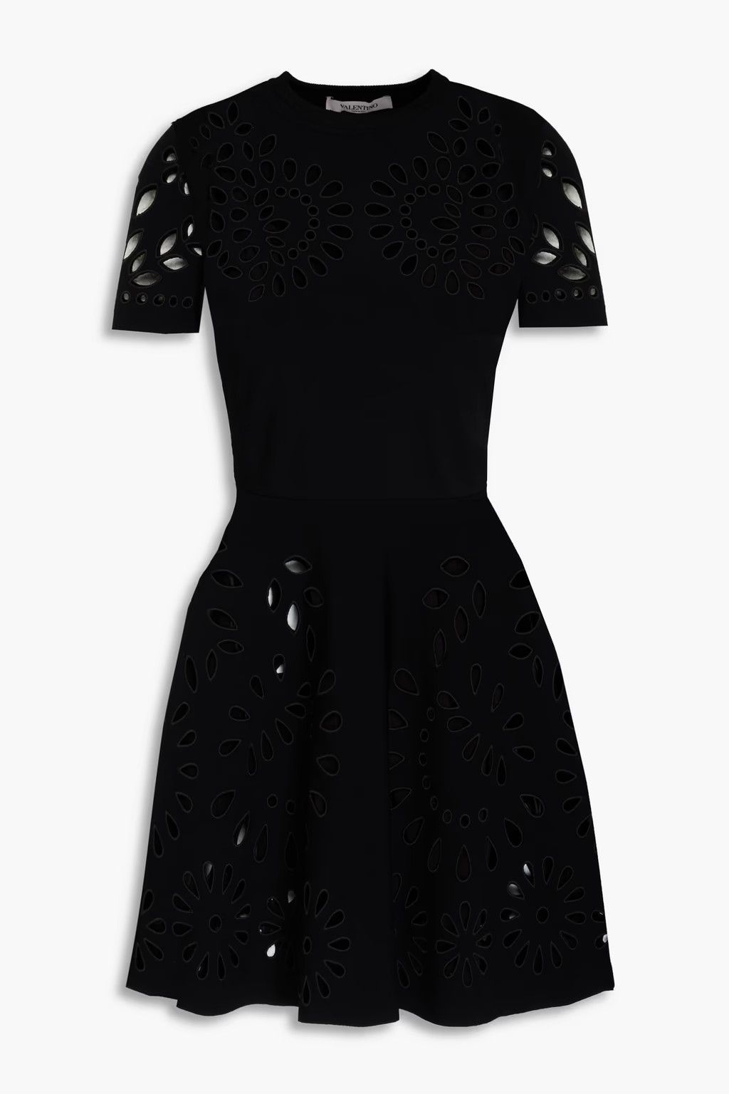 Valentino o1y0326 Mini Dress in Black Size L / US 10 / IT 46 - 1 Thumbnail