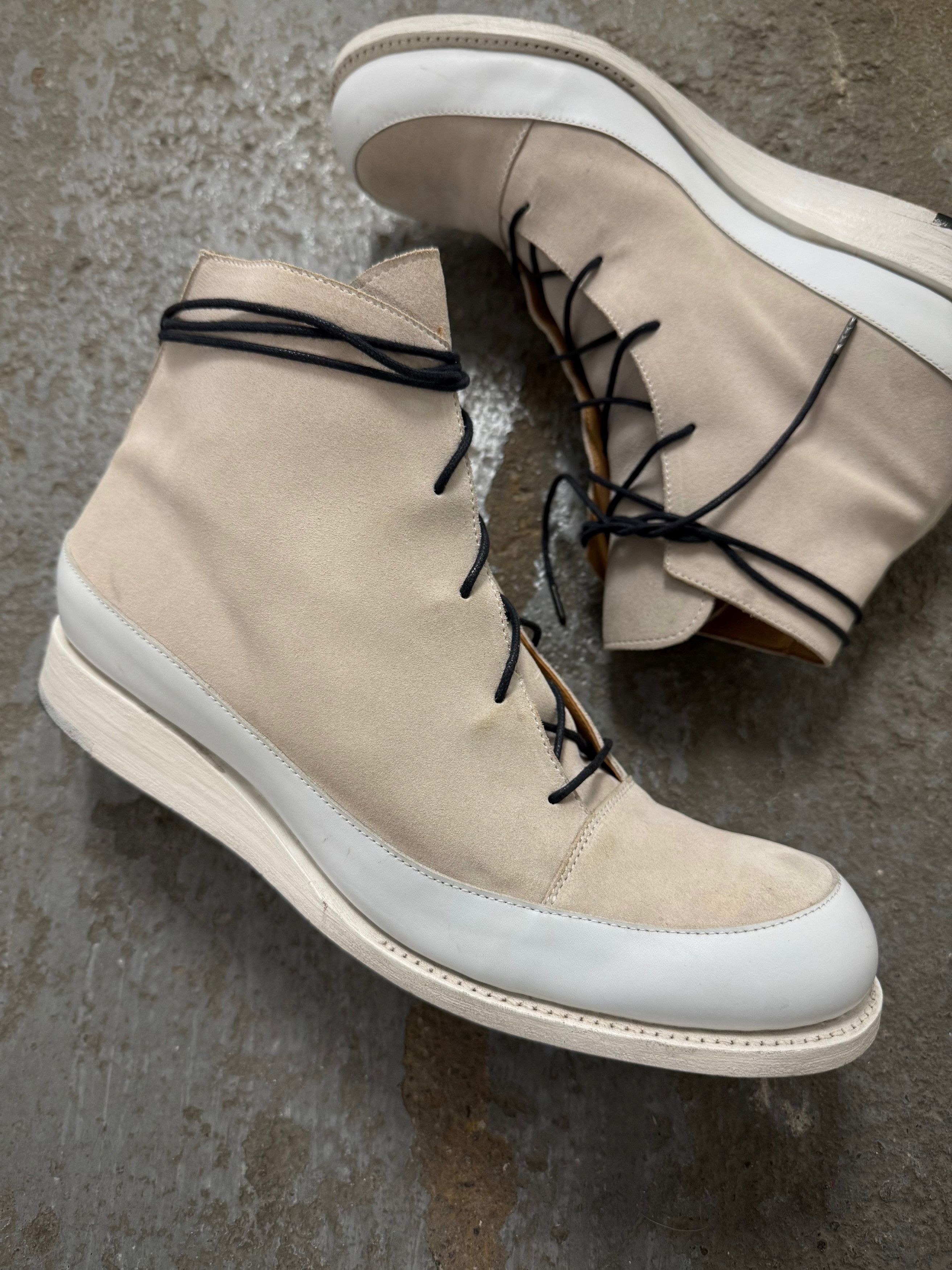 Song For The Mute A. McDonald x Song For The Mute Beige Sneakerboot Size US 10.5 / EU 43-44 - 2 Thumbnail