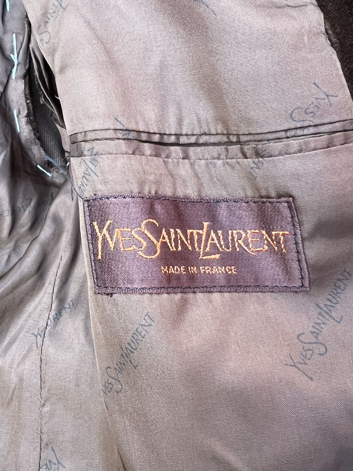 Vintage Yves Saint Laurent Vintage 80s Size 44S - 5 Thumbnail