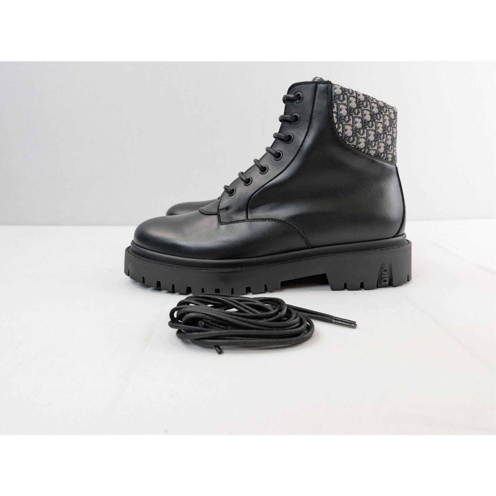 Dior o1rshd1 Q:2 / Oblique jacquard Explorer III Ankle Boot black Size US 12 / EU 45 - 11 Thumbnail