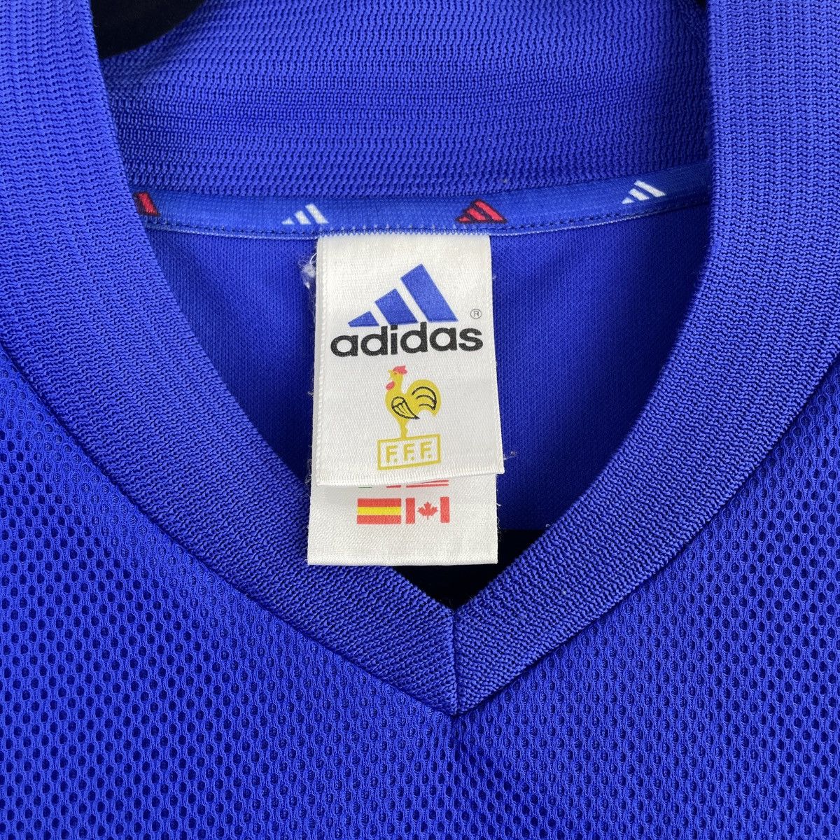 Adidas Vintage France 2002/2004 Home Jersey Adidas Men’s Shirt Size US M / EU 48-50 / 2 - 6 Thumbnail