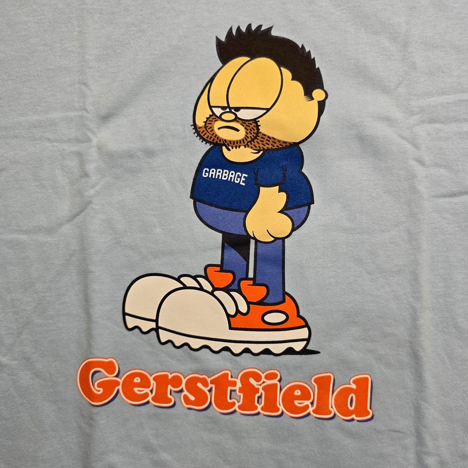 Other Y2K Gerstfield Garfield Shirt Blue Cartoon Parody 5XL Tee Size US XXL / EU 58 / 5 - 2 Thumbnail