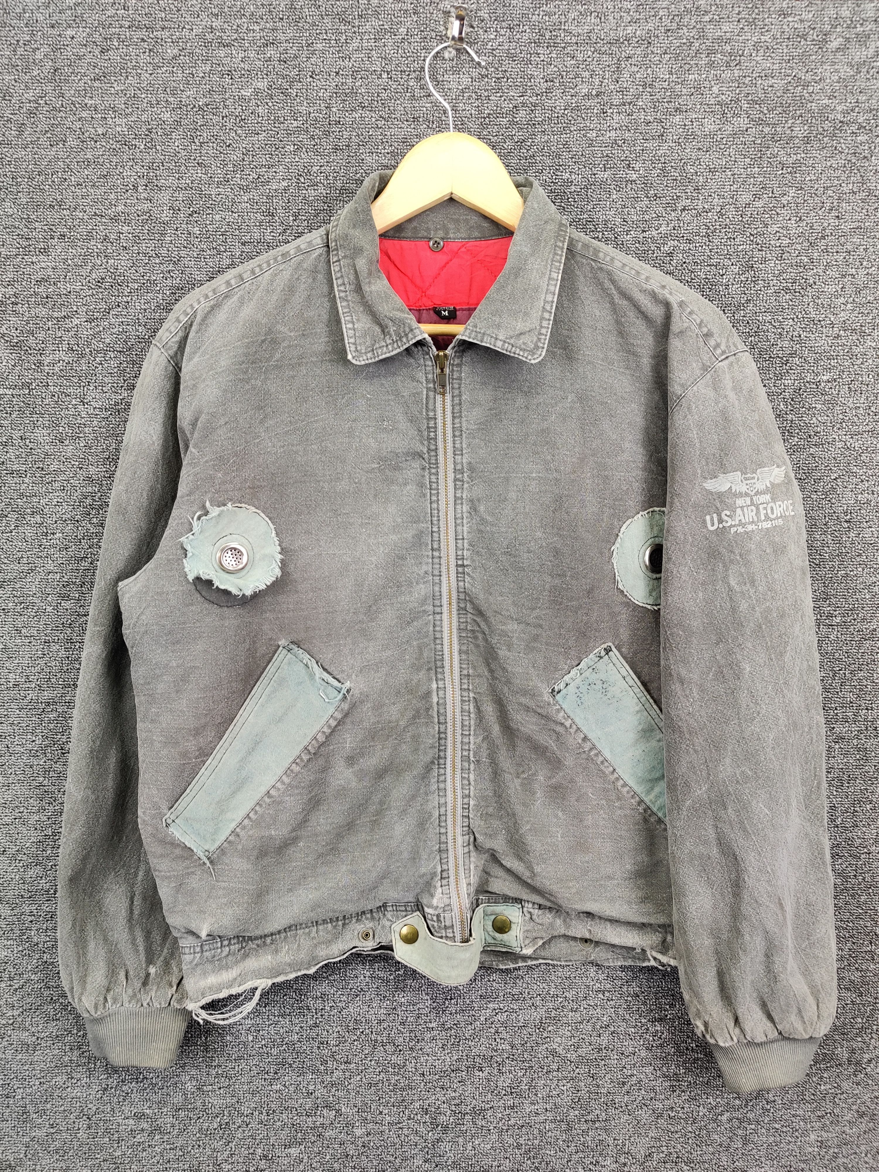 Vintage Vintage Us Air Force Pilot Association Bomber Jacket Size US L / EU 52-54 / 3 - 1 Thumbnail