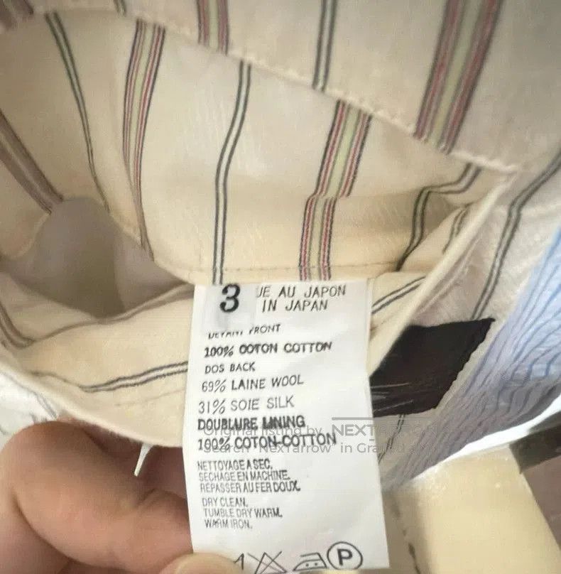 Yohji Yamamoto Yohji Yamamoto Striped Cotton Vest Size US M / EU 48-50 / 2 - 7 Thumbnail