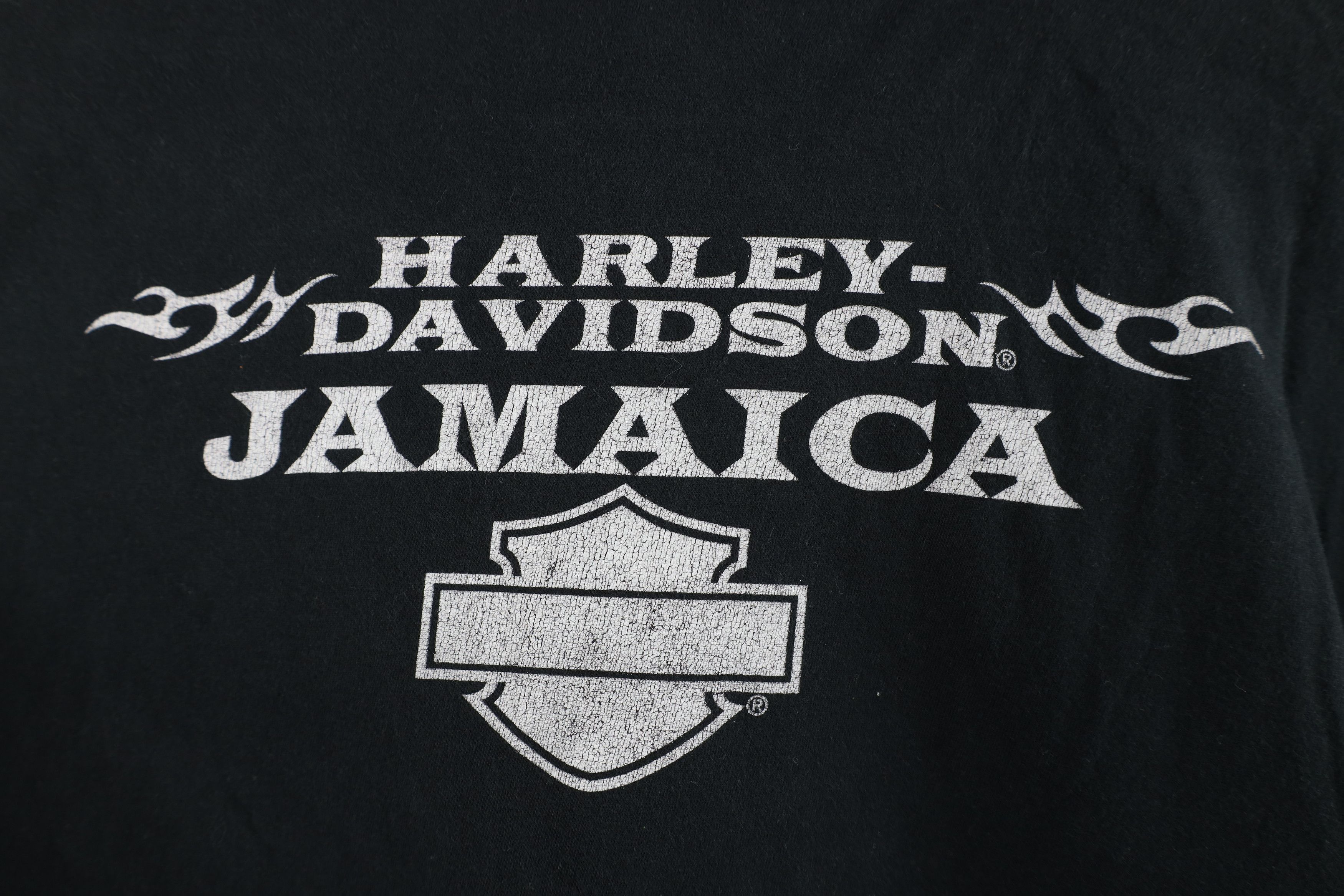 Harley Davidson Vintage Y2K Harley Davidson Spell Out Big Logo T-Shirt Black Size US XXL / EU 58 / 5 - 12 Thumbnail
