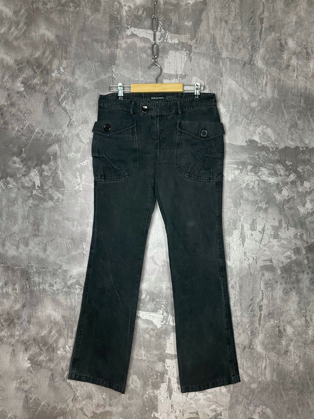 Dolce & Gabbana × Vintage 90’s Dolce & Gabbana Style Backwards cargo pants Size 32" / US 10 / IT 46 - 1 Thumbnail