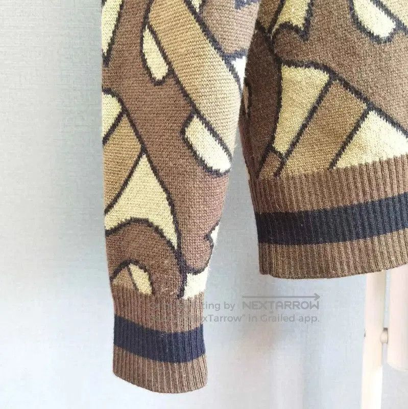 Burberry Burberry Colorblock Wool Knit Sweater. Size M / US 6-8 / IT 42-44 - 4 Thumbnail