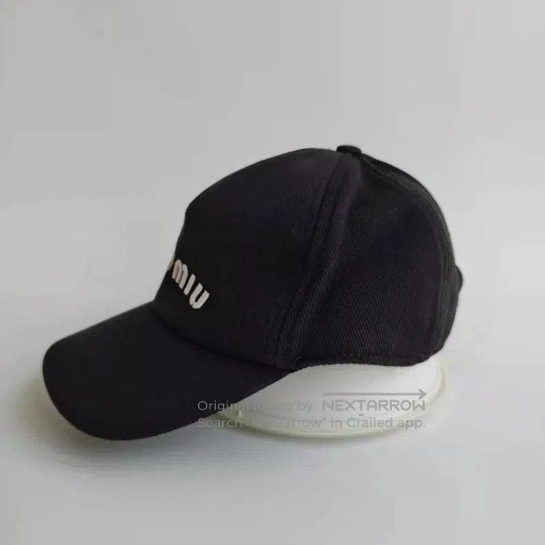 Miu Miu MIU MIU Logo Casual Cotton Cap. Size ONE SIZE - 2 Thumbnail