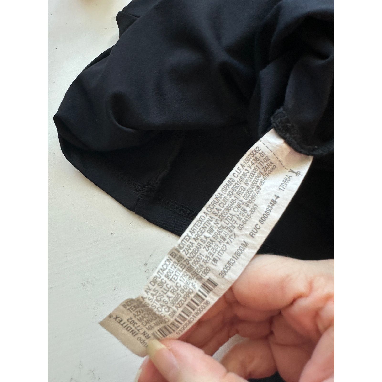 Zara ZARA Black Stretchy Tank Top M Scoop Neck Sleeveless Fitted Size M / US 6-8 / IT 42-44 - 6 Thumbnail