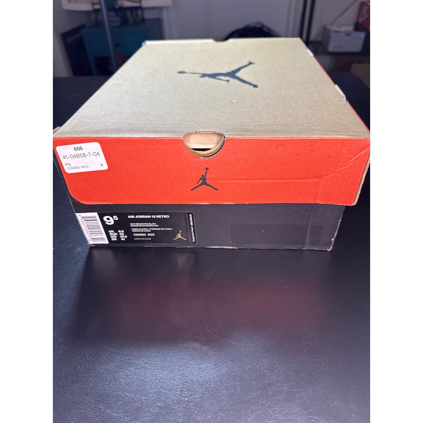 Jordan Brand NEW Jordan 12 Retro 'Gym Red" Mens Sz 9.5 Size US 9.5 / EU 42-43 - 5 Thumbnail