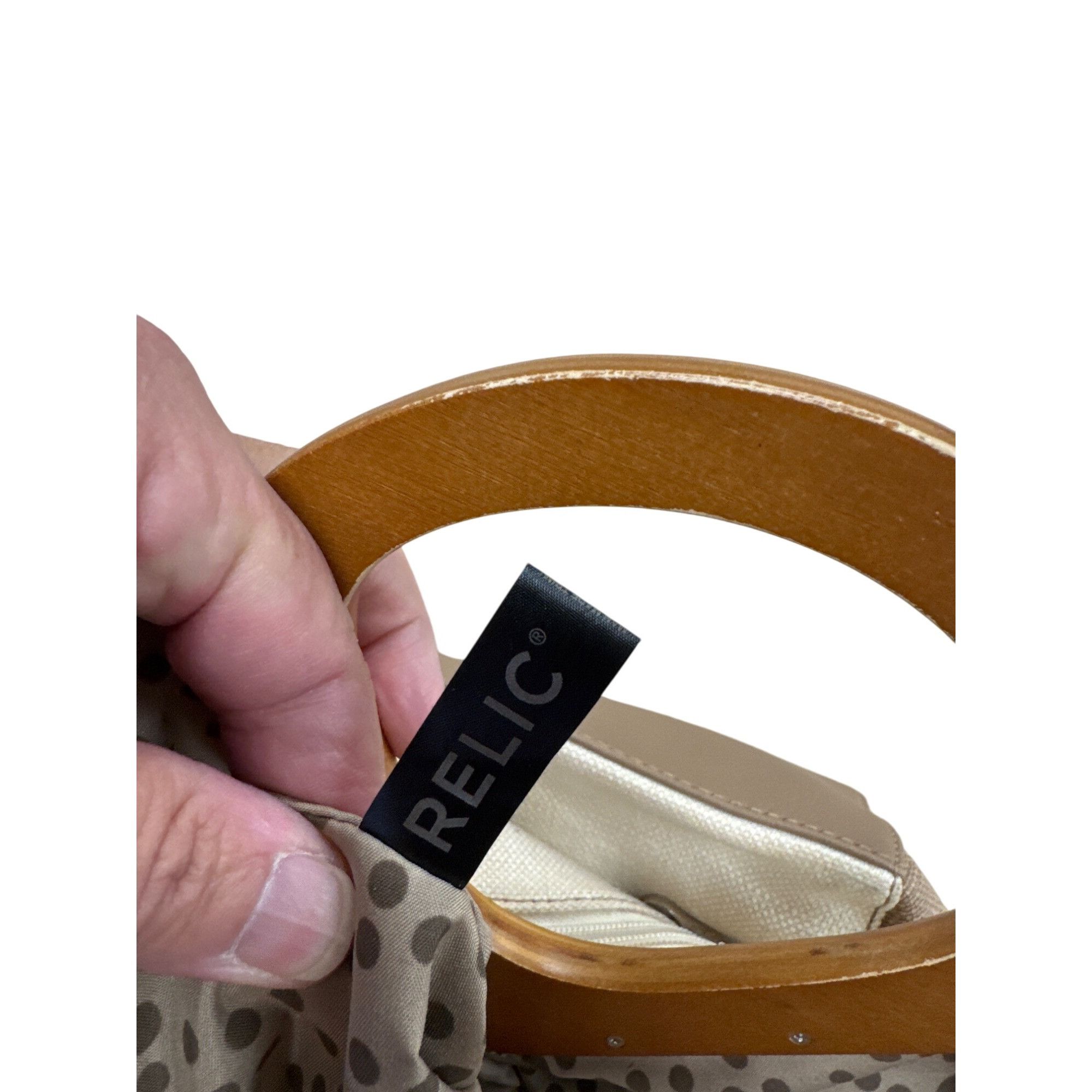 Relic Relic Vintage Womens tan beige Canvas Floral Shoulder Bag SK Size ONE SIZE - 16 Thumbnail