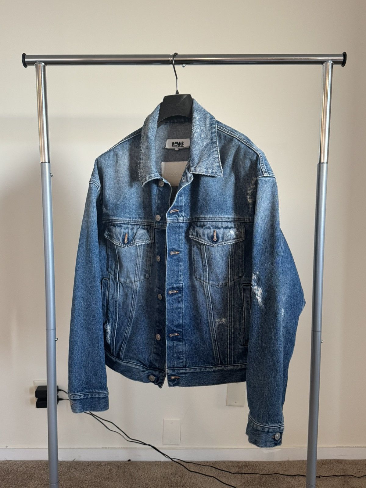 MM6 MM6 MEN DISTRESSED DENIM JACKET Size US M / EU 48-50 / 2 - 1 Thumbnail