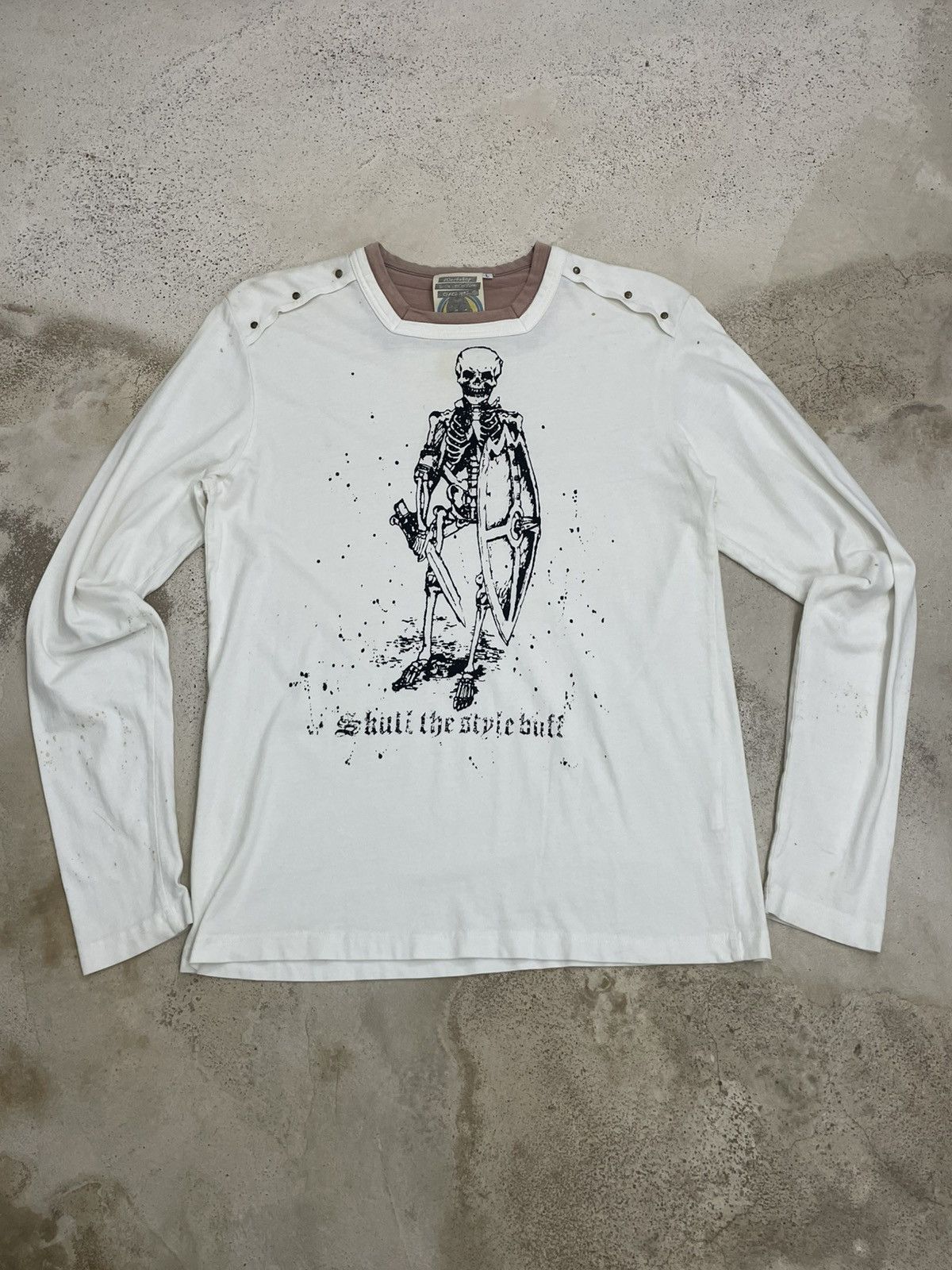 Affliction Workshop S25 Collection 1992 Rusty Skeleton Gladiator Splash Size US L / EU 52-54 / 3 - 1 Thumbnail