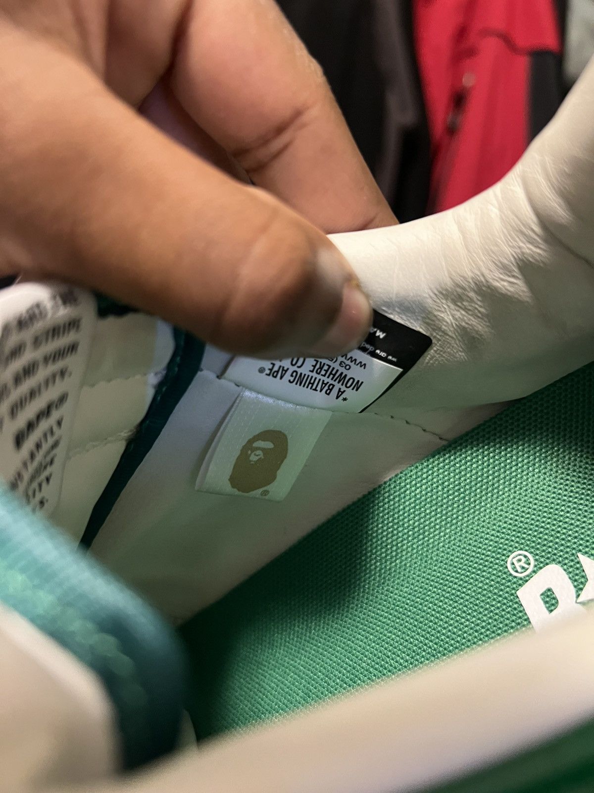 Bape Bapesta patent leather green Size US 9.5 / EU 42-43 - 12 Thumbnail