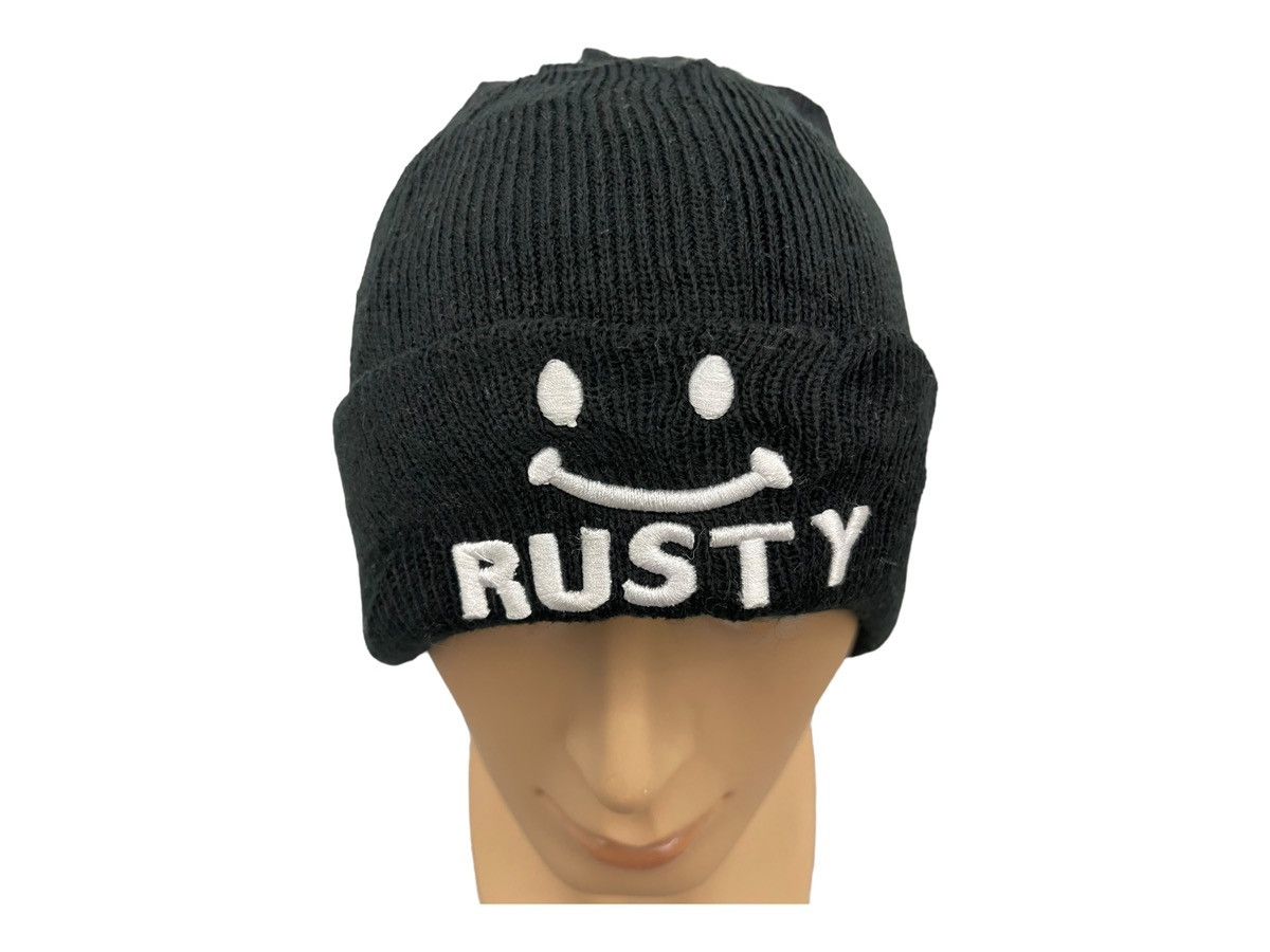 Rusty Rusty Smile Emoji Beanie Hats Size ONE SIZE - 5 Thumbnail