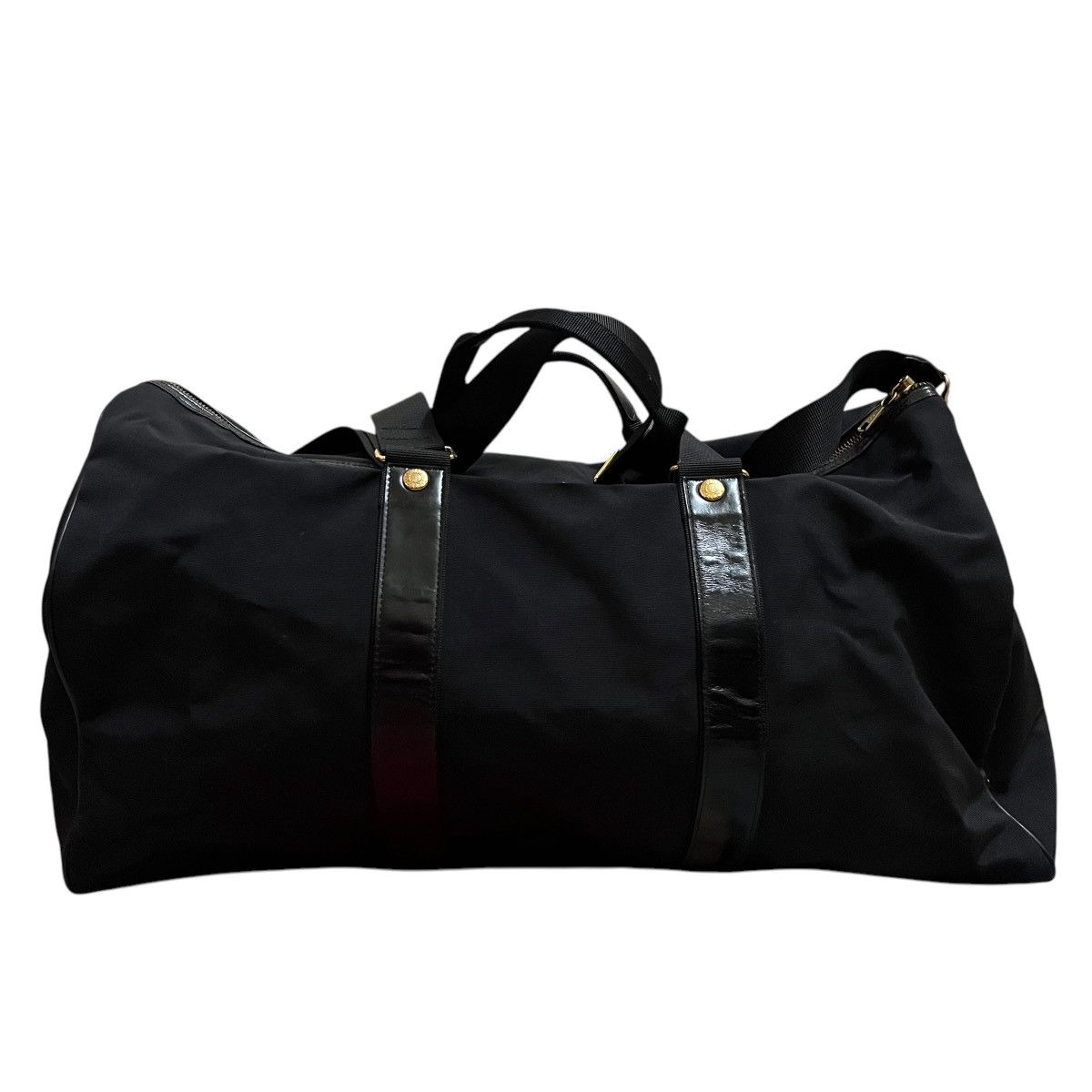 Japanese Brand × Moschino × Vintage Authentic Moschino Nylon Large Travel Bag Size ONE SIZE - 3 Thumbnail