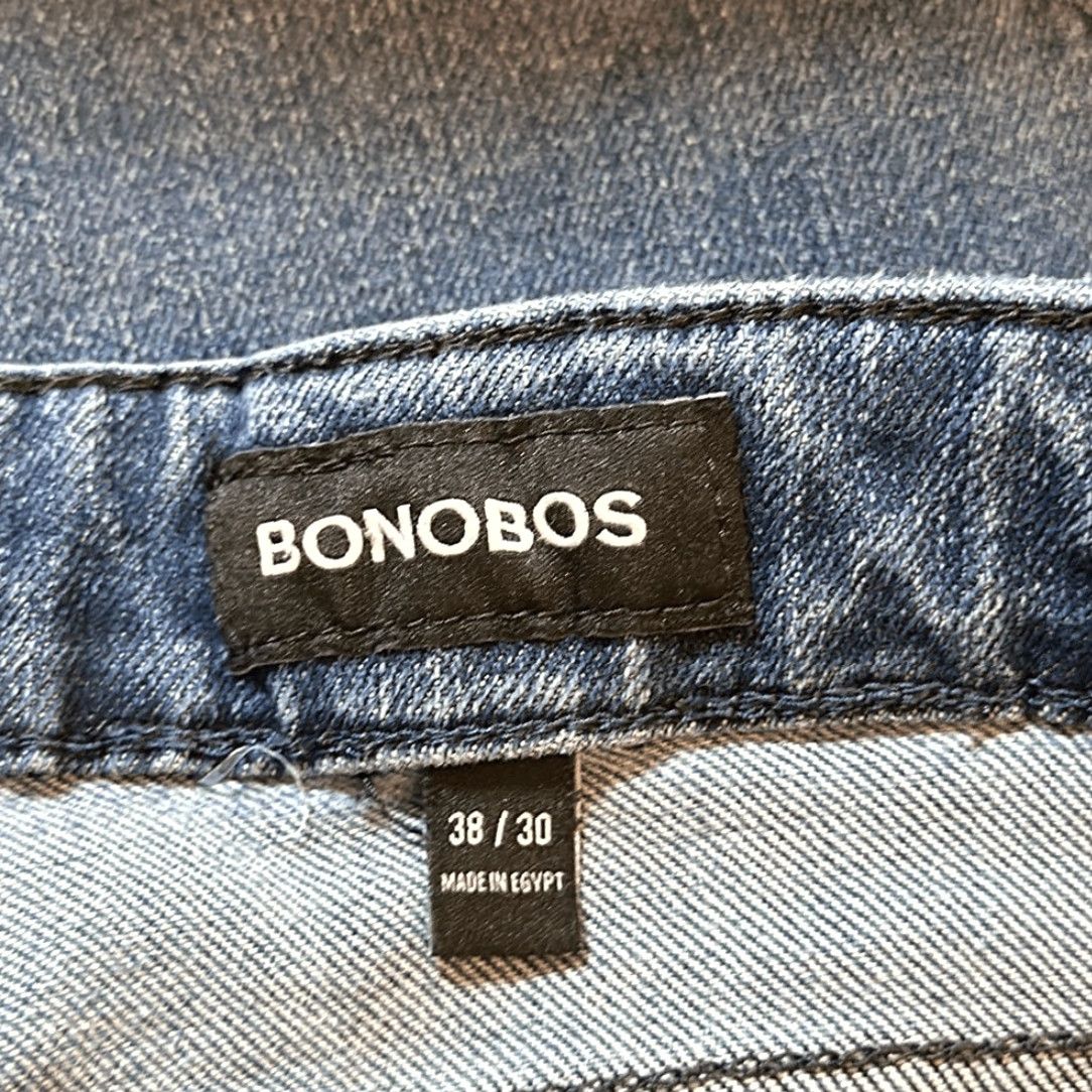 Bonobos Bonobos Jeans Mens Slim Fit Jeans Premium Stretch Medium Wash Denim W38 x L30 Blue Athletic Men's Jeans Slim Fit W38 L30 Regular 38 x 30 Blue Size US 38 / EU 54 - 7 Thumbnail