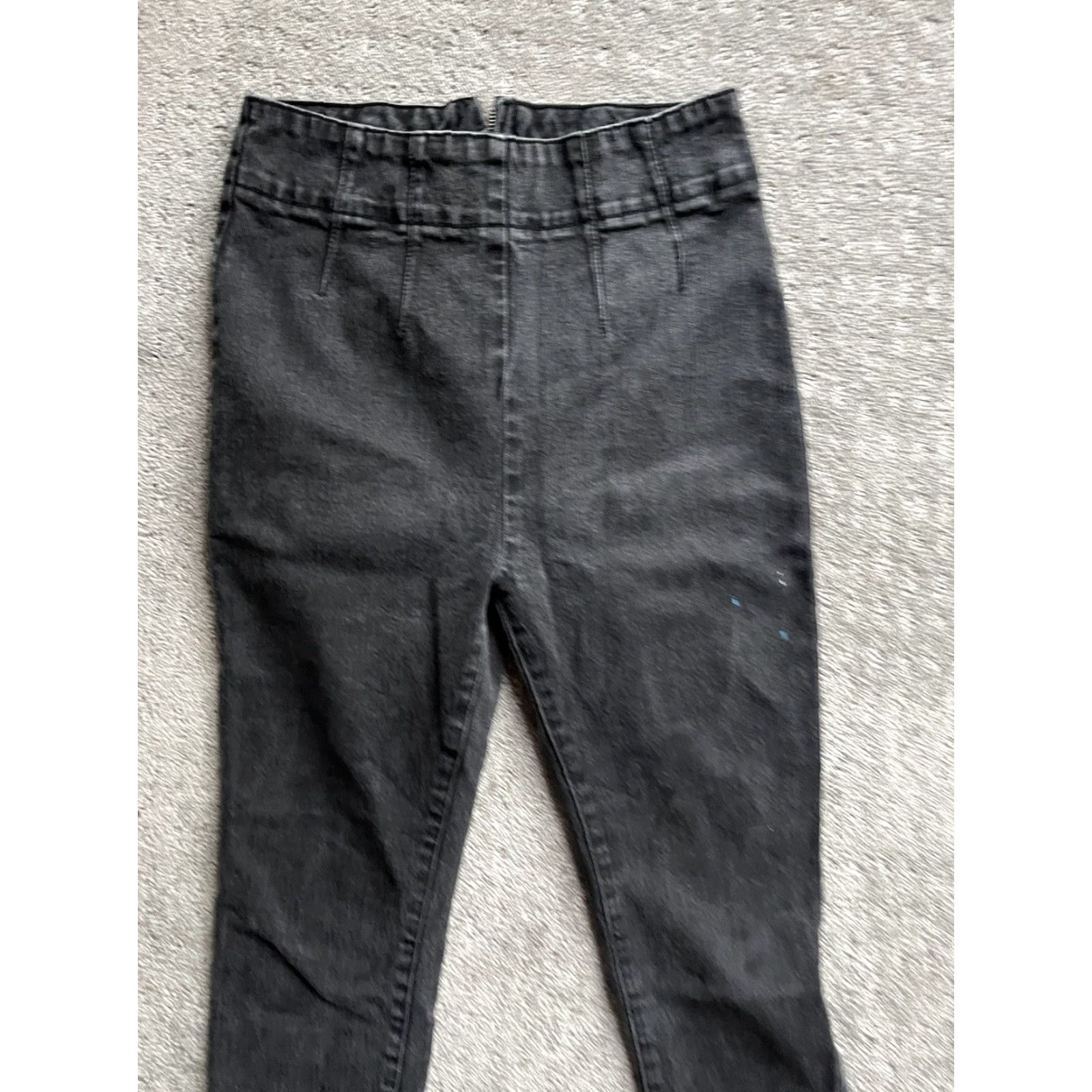Urban Outfitters VINTAGE Urban Outfitters BDG Black High Waist Pull On Skinny Jeans Back Zipper 27 Women Size 27" / US 4 / IT 40 - 2 Thumbnail