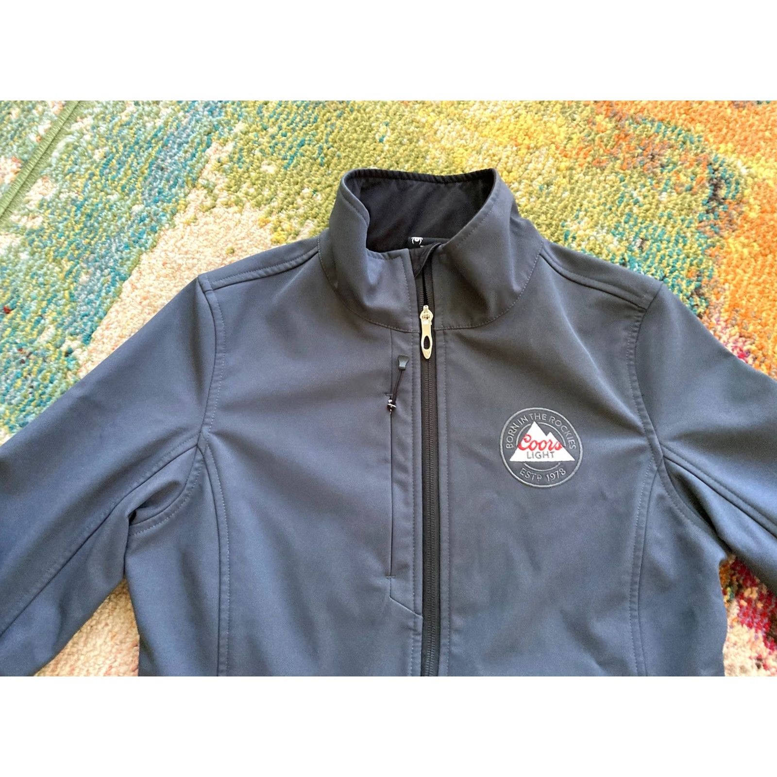 Spyder Spyder Jacket Womens Size 6 Coors Light Elevation Full Zip Gray Size M / US 6-8 / IT 42-44 - 4 Thumbnail