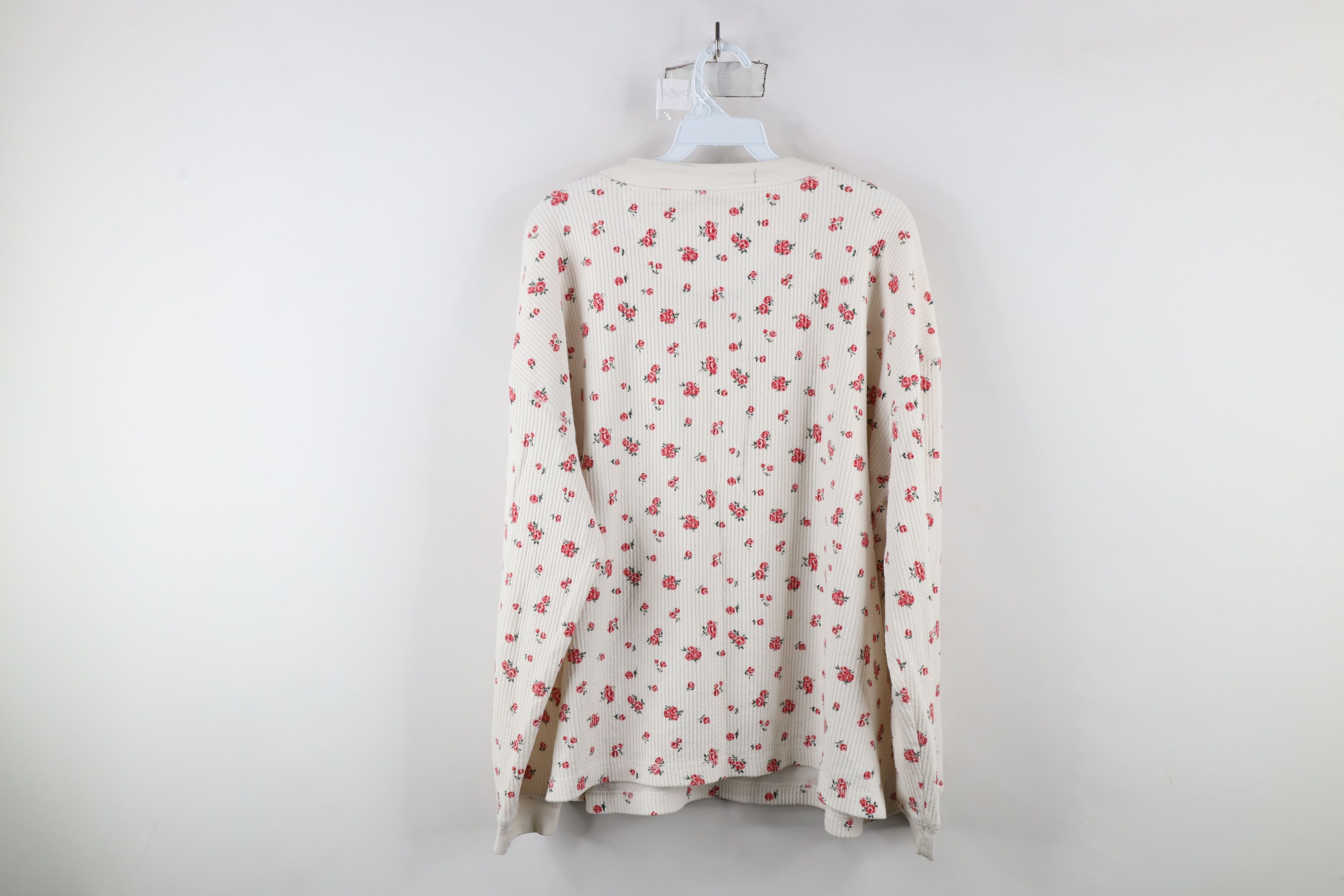 Victoria's Secret × Vintage Vintage Victorias Secret Country Rose Ribbed Henley T-Shirt Size L / US 10 / IT 46 - 10 Thumbnail