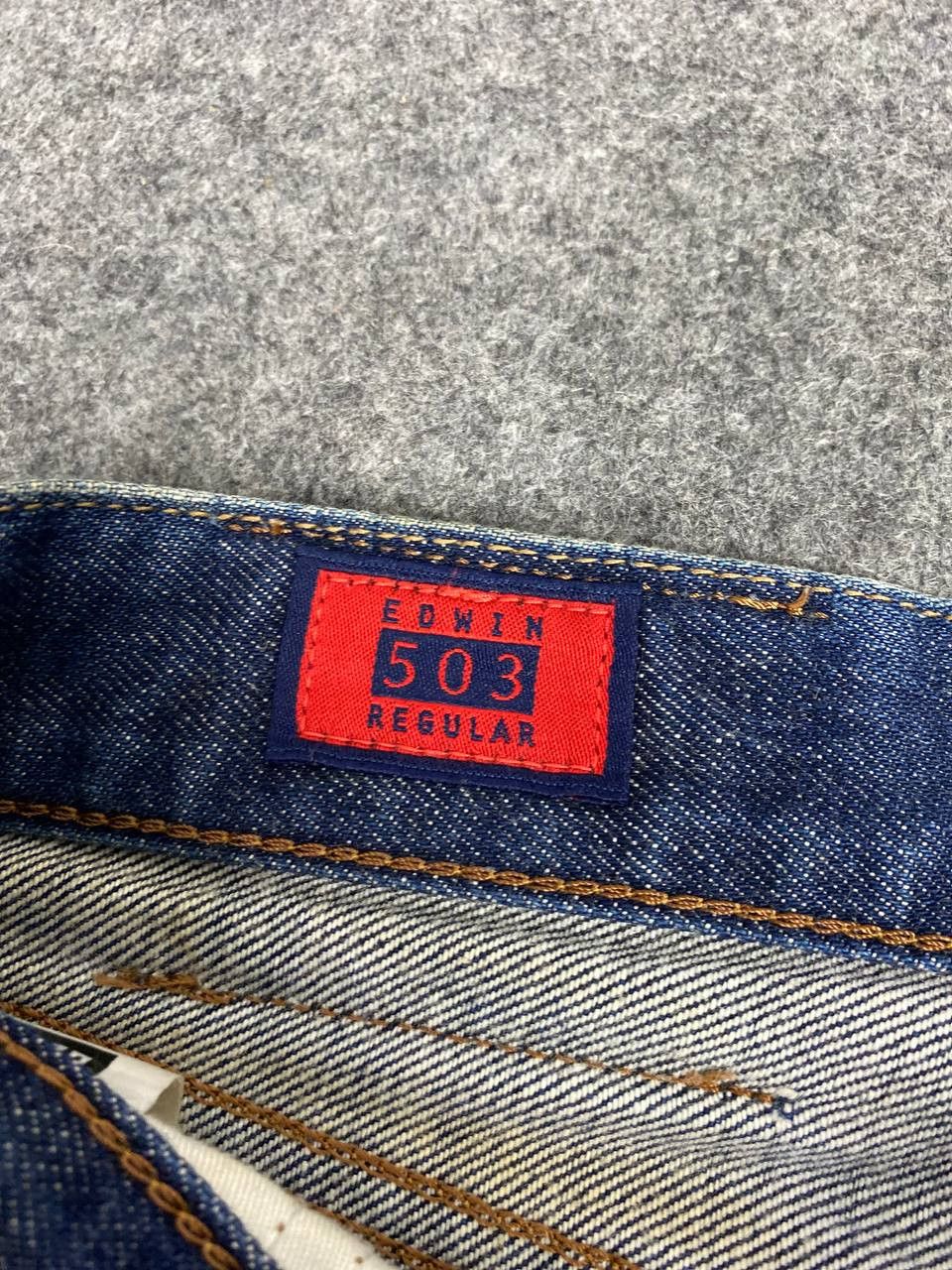 Edwin vintage edwin 503z distressed denim nice design Size US 31 - 13 Thumbnail