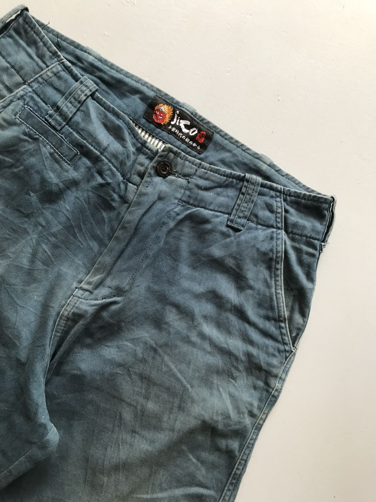 Japanese Brand Vintage Jizo crazy skull embroidered shorts Size US 34 / EU 50 - 9 Thumbnail