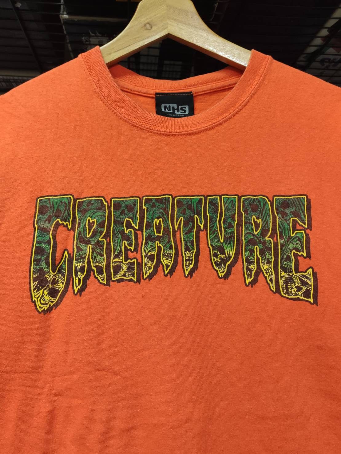 Hook-Ups Vtg 00's Camiseta Creature Skateboards Catacombo Logo T-Shir Size US M / EU 48-50 / 2 - 1 Thumbnail