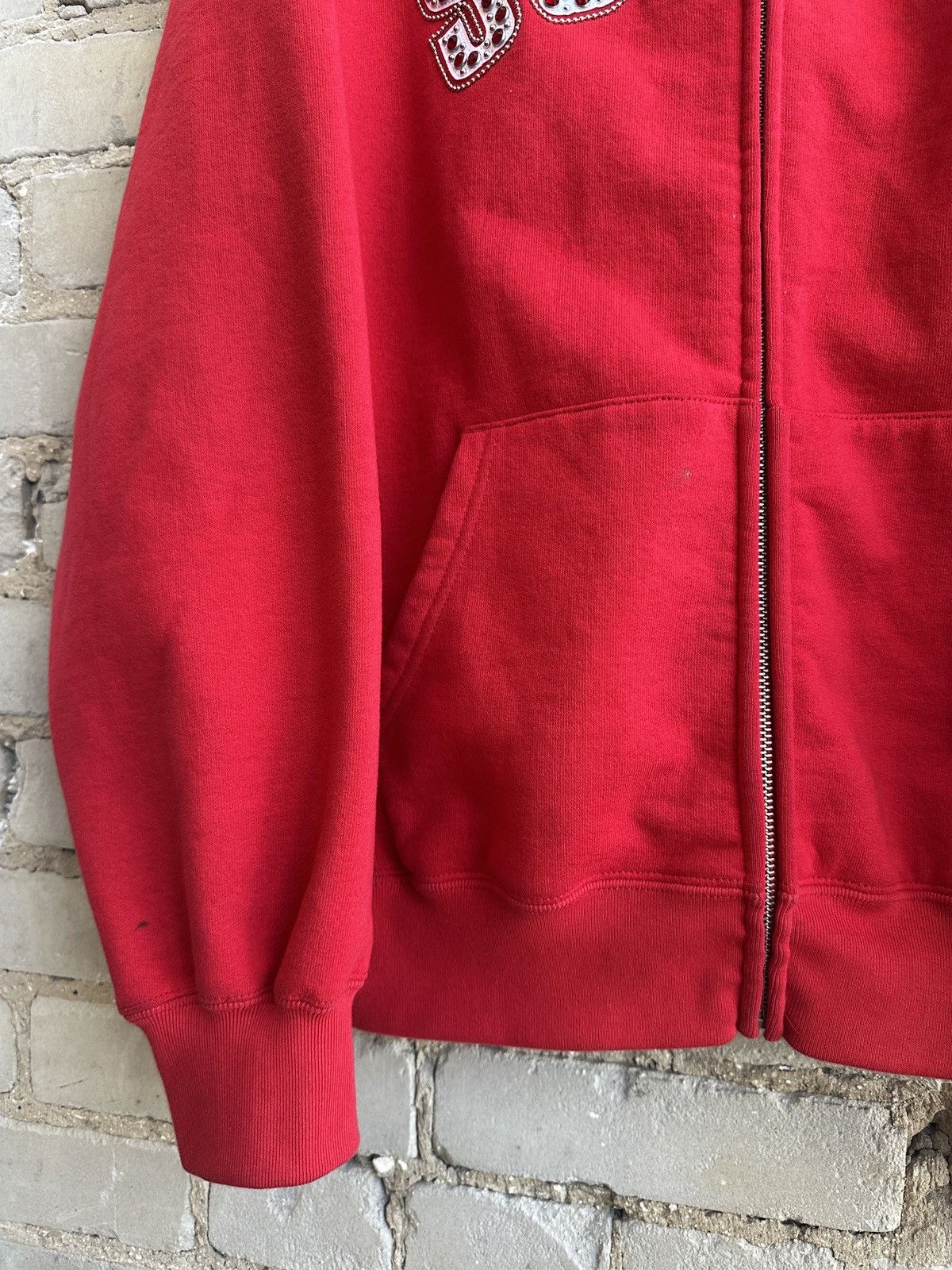 B.B. Simon × Supreme Supreme x BB Simon Zip Hoodie Red Size US M / EU 48-50 / 2 - 4 Thumbnail